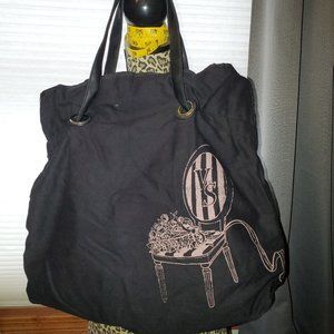 Victoria's Secret tote bag black